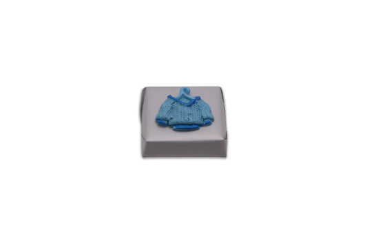 Blue Knit Jacket (Plastic) - Decorated Chocolate