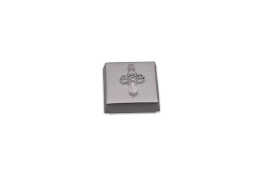 Acrylic Clear Mini Cross - Christening Decorated Chocolate Favor