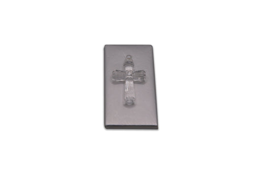 Acrylic Clear Large Cross - Christening Decorated Chocolate Favor